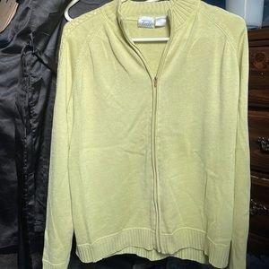 Light green tail Zip up